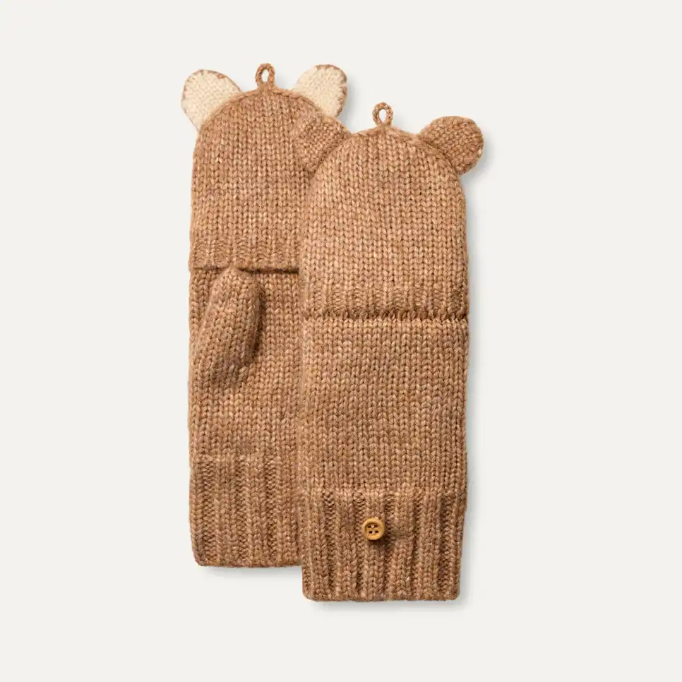 Kids Chunky Cat Mitten