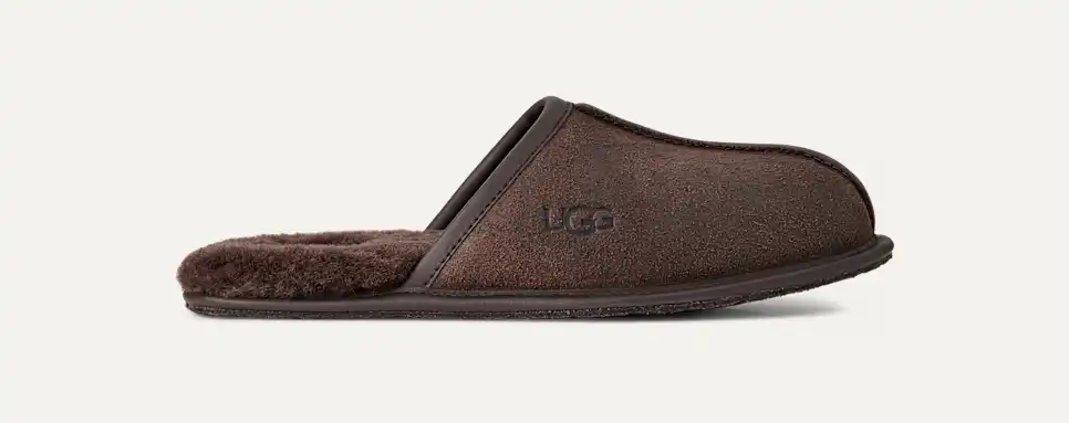 Men's Scuff Leather Distressed Slipper