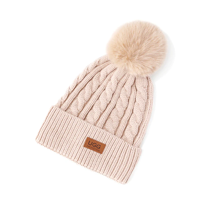 Premium Beanie Poms Uggs