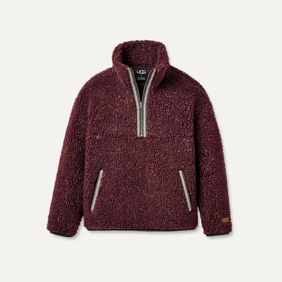 Men's UGGbraid Confetti Half Zip Sweater