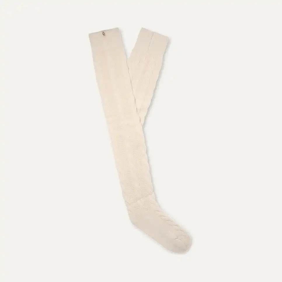 Women's Zanika Thigh High Cable Sock